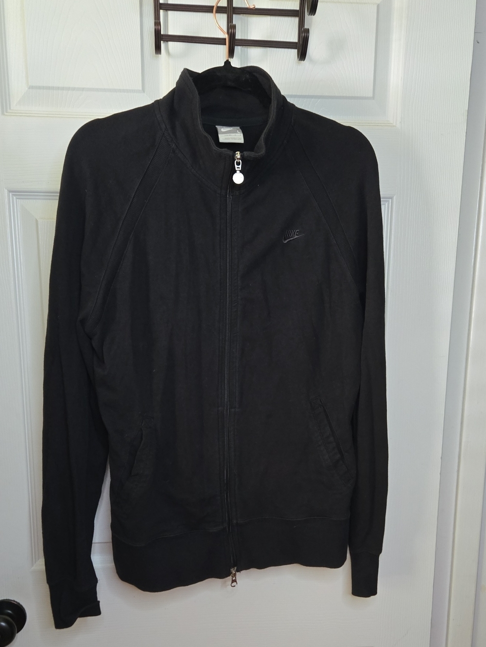 Nike Black Full-Zip Men's Sweater Jacket